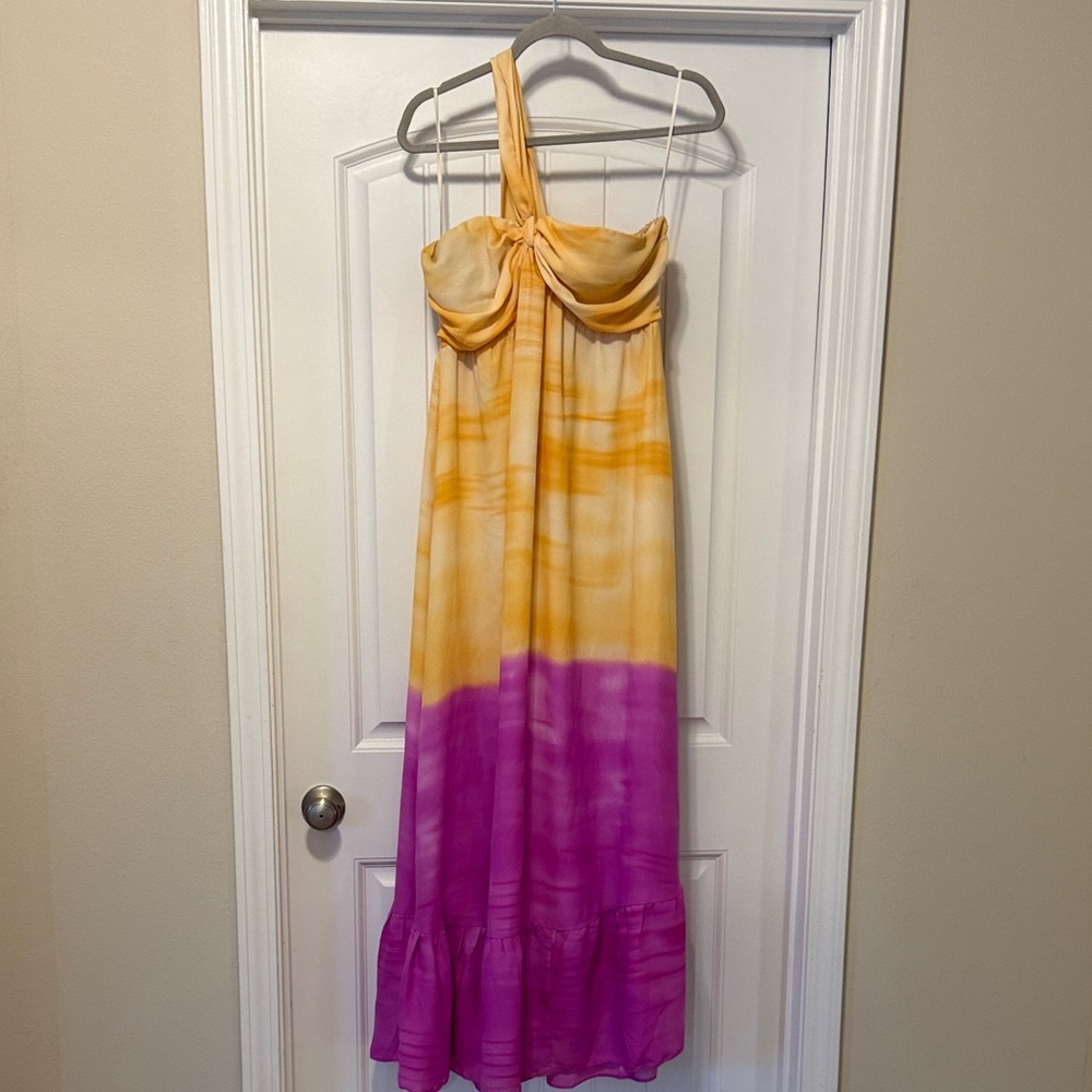Buddy Love Yellow And Purple Maxi Dress